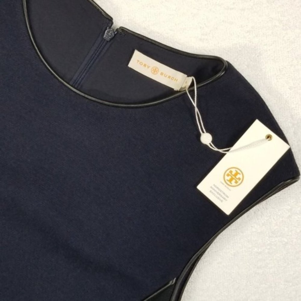 Tory Burch Knit Wool Dress, Blue, New w/Tag, XL